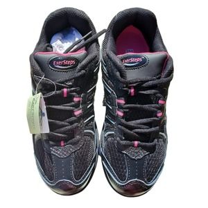 NEW ExerSteps Brisa Rocker Toner Athletic Shaper Shoes Chunky WM 7 Sneak…